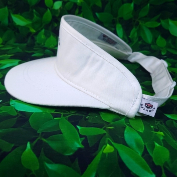 Legendary Headwear Poppy Ridge Unisex Adjustable Golf Visor - White - NWOT - Picture 2 of 7